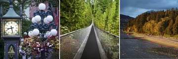 Gastown, Suspension Bridge & Stanley Park, Vancouver