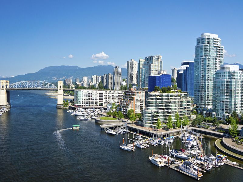 Vancouver in summer, British Columbia