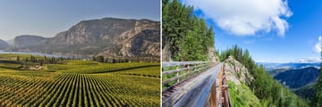 Vancouver Okanagan Valley Vineyard & Myra Canyon