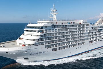 Silver Muse sailing through Alaska