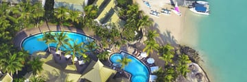 Aerial View of Veranda Grand Baie Hotel & Spa