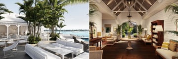 Veranda Grand Baie bar and lobby