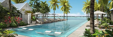 Veranda Grand Baie pool