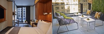 Viceroy Deluxe Terrace Room and Terrace at Viceroy Central Park New York 