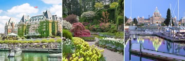 Victoria Harbour & Butchart Gardens, Vancouver Island