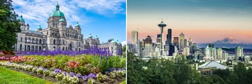 Victoria, British Columbia & Seattle, Washington 