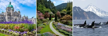 Victoria Parliament Building, Butchart Gardens & Whale Watching