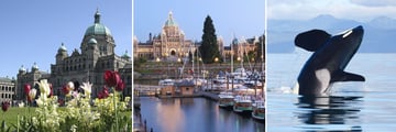 Victoria Parliament Building, Harbour & Whale Watching, Vancouver Island