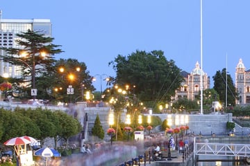 Sunset over Victoria