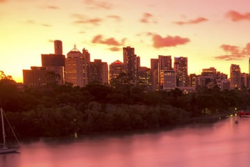 View of Brisbane from Kangaroo Point