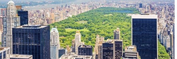 Aerial view of Central Park