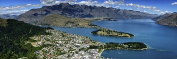 Aerial view of Queenstown