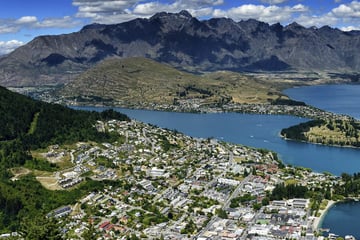 Aerial view of Queenstown