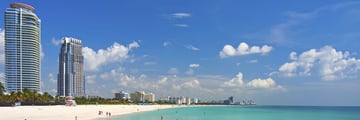A gorgeous view of South Beach, Miami