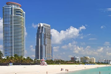 A gorgeous view of South Beach, Miami