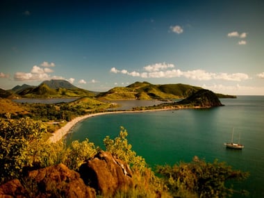 View of the island