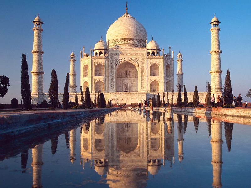 View of the Taj Mahal