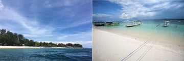 Views of the Gili Islands