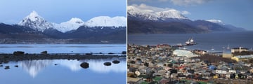 Views of Ushuaia Argentina