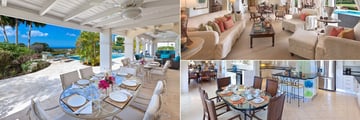 Outdoor Dining, Living Room and Kitchen and Dining Area at Villa Benjoli Breeze