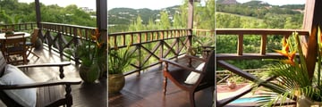 Balcony at Viila D'Arcy