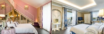 Flower Suite Lake View and Junior Suite Lake View at Villa E Palazzo Aminta