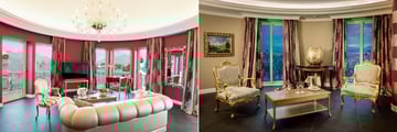 La Borromea Suite and Liz Taylor Suite at Villa E Palazzo Aminta
