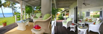 Villa Sea Pearl, Veranda and Living Room