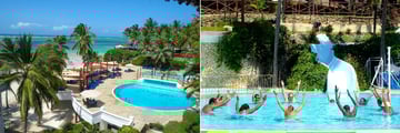 Pool and Water Flume at Voyager Beach Resort