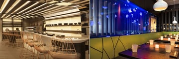 Living Room Sushi Bar and Steak 954 Jellyfish Tank at W Fort Lauderdale