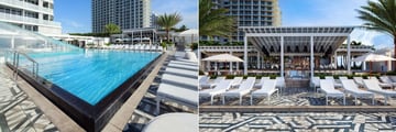 Pool and Wet Bar at W Fort Lauderdale