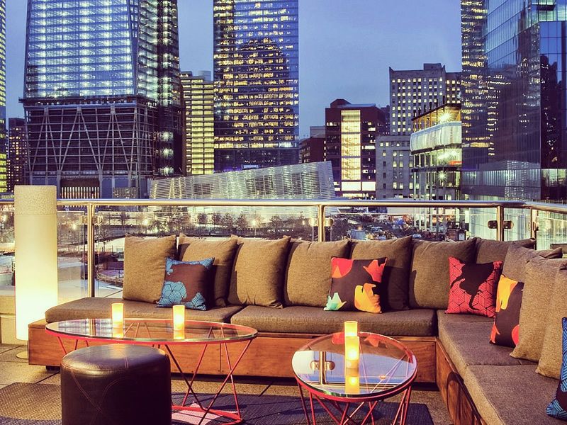W New York Downtown's Living Room Bar & Terrace