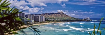 Waikiki Beach and Diamond Head