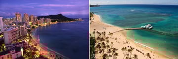 Waikiki Beach in Hawaii