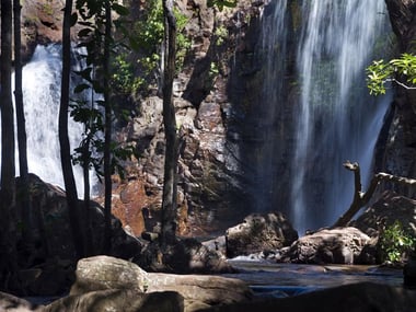 Waterfalls in the rainforest of Kakadu National Park