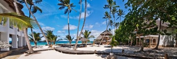 Resort and Beach View at WaterLovers Beach Resort, Diani Beach