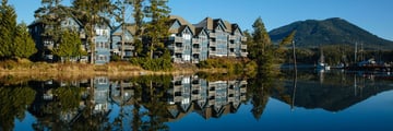 Water's Edge Shoreside Suites, View from Ucluelet Harbour