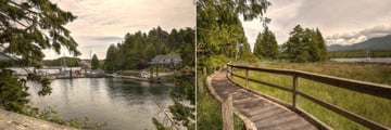 Water's Edge Shoreside Suites, Ucluelet Harbour and Boardwalk Path to Beach