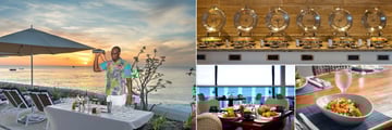 Cocktails by the Beach, Seascape Buffet, Kyma Coffee Bar & Deli Food Option and Seascape Breakfast Option at Waves Hotel & Spa by Elegant Hotels
