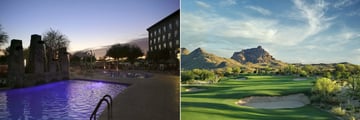 We-Ko-Pa Resort Pools at Night and Golf Course