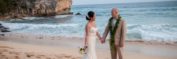 Wedding on the beach in Hawaii