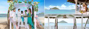 Beach weddings at Coconut Bay
