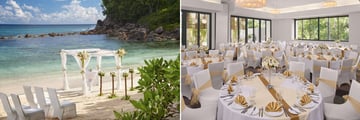 Wedding setup and ballroom, Avani Seychelles