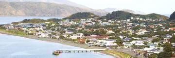 Aerial view of Wellington