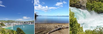 Wellington, Lake Taupo & Huka Falls