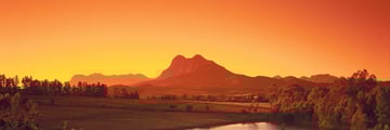 Sunset over Western Cape