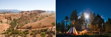 Horse riding and camping in Bryce Canyon National Park