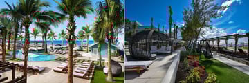 Westin Grand Cayman Seven Mile Beach Resort pool deck and beach