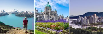 Sights in Whistler, Victoria & Vancouver