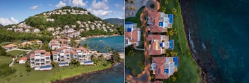 Windjammer Landing Resort and Residences aerial views